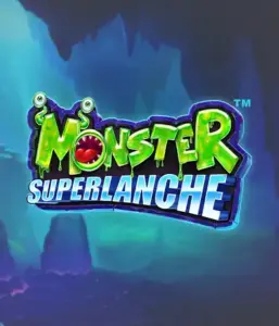 Explore the mysterious depths with Monster Superlanche slot by Pragmatic Play, featuring a bright and playful monster logo set against a shadowy cave background. This graphic captures the adventure and mystery of a monster-themed game, great for fans of monster slots, providing a captivating gaming experience. 